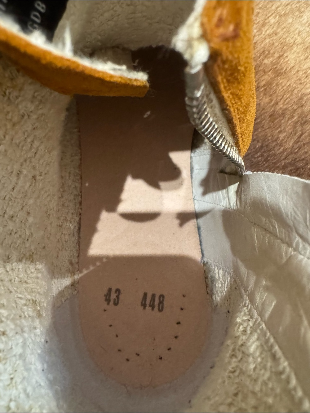 Golden Goose Men's Suede High-Top Sneakers in Mustard Brown - Picture 11 of 12
